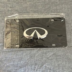 INFINITI decorative license plate